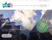 Tablet Screenshot of mmabuildingservices.com